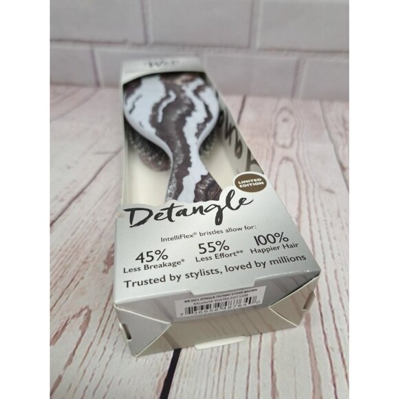 Wet Brush Original Detangler Hair Brush Black Granite Swirl Limited Edition - Picture 8 of 8